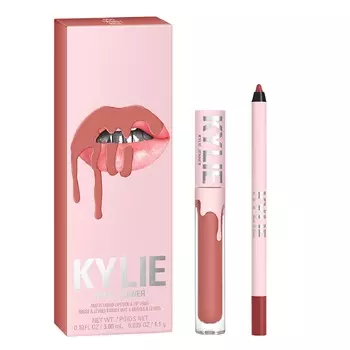 Набор матовой помады для губ matte lip kit Kylie Cosmetics, цвет nr. 600 twenty, количество 1 шт.