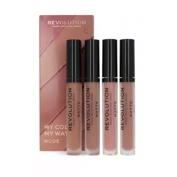 Набор матовых помад My Colour My Way Revolution Beauty