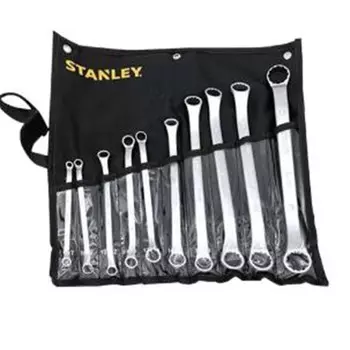 Набор метрических матовых ключей Stanley с двумя звездами STMT87022-23, 10 предметов, корпоративная настройка A