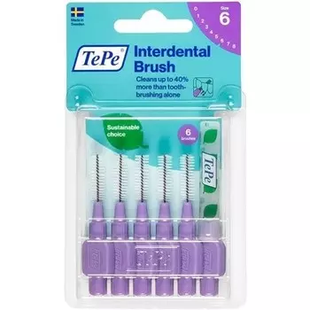 Набор межзубных ершиков TePe 1,1 мм, фиолетовый