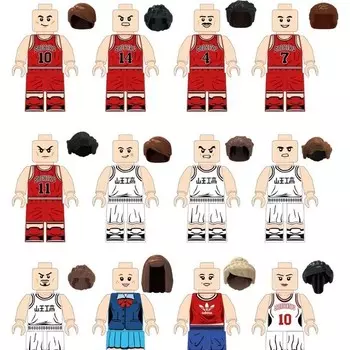 Набор мини-фгурок Liscop Спортсмены, 12 деталей