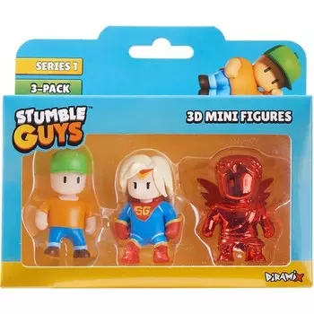 Набор мини-фигурок Giochi Preziosi Stumble Guys, 3 штуки