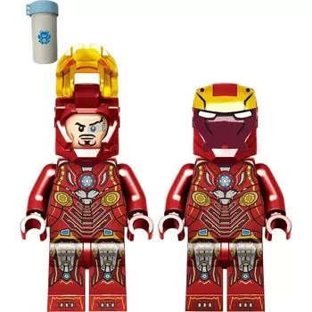 Набор мини-фигурок Kungfu Panda, красный / желтый