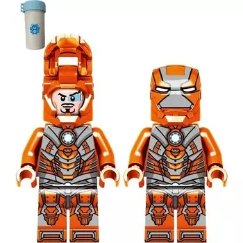 Набор мини-фигурок Kungfu Panda, оранжевый / серый