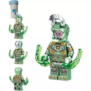 Набор мини-фигурок Kungfu Panda, зеленый