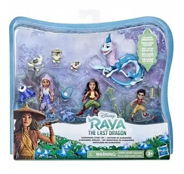 Набор мини-кукол Boha Princess Raya Disney, набор Raya The Last Dragon