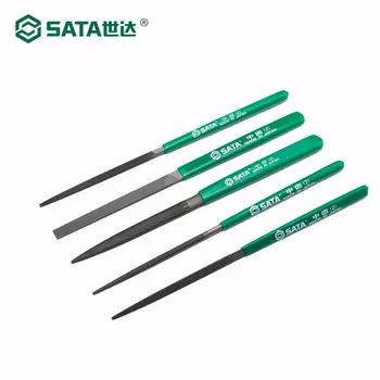 Набор мини-напильников SATA из 5 предметов 200MM 03902 - пластиковый напильник, шлифовальный инструмент, маленький напильник