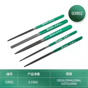 Набор мини-напильников Shida, 5 предметов, 200 мм 03902 SATA