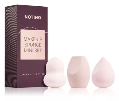 Набор мини-спонжей для основы Notino Charm Collection Mini make-up sponge set