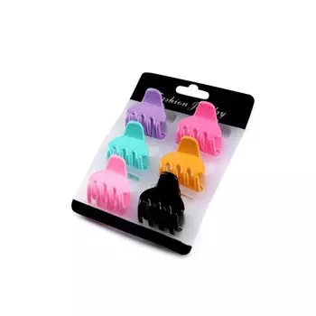 Набор мини-заколок для волос 3 см, 6 шт Inna Marka