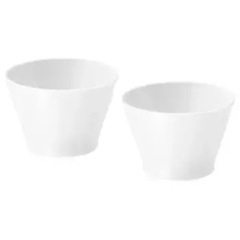 Набор мисок, белый, 10 см, 2 шт. IKEA 365+ IKEA