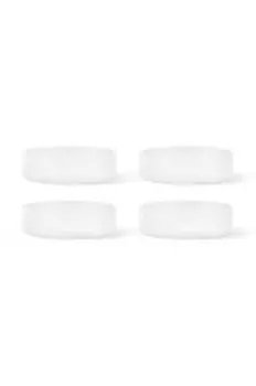 Набор мисок Ferm LIVING Сервировочные тарелки Ripple, 4 шт, белый