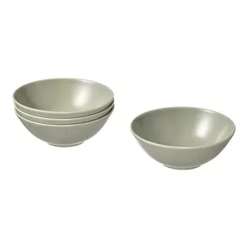 Набор мисок Ikea Frgklar, 16 см, 4 предмета, матовый зеленый