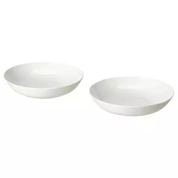 Набор мисок Ikea Frojdefull, 23 см, 2 предмета, белый