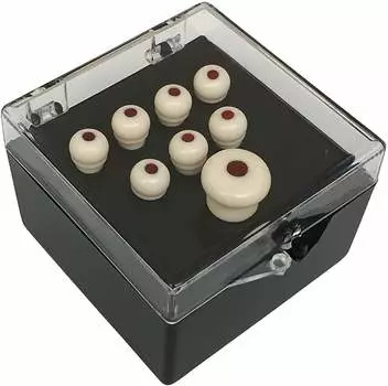 Набор мостов и концевых штифтов Martin Authentic Series белого цвета с черепаховыми точками, 18APP0002