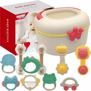 Набор мягких погремушек в коробке 14 шт. 0м+. Woopie