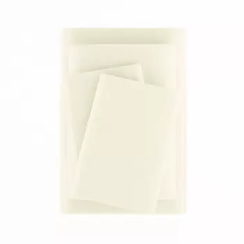 Набор мягких шелковистых простыней из 100% вискозы из бамбука ienjoy Home, цвет Ivory