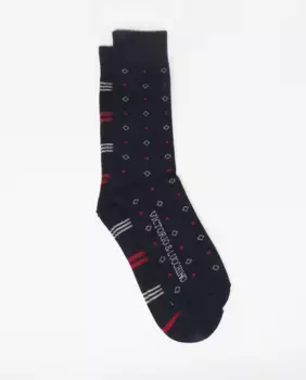 Набор мужских разноцветных носков с фантазийным принтом Victorio & Lucchino, многоцветный