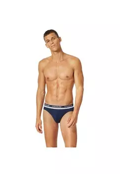 Набор мужских трусов, 6 шт - трусы Rio, серия "Uncover", пояс с логотипом Uncover by SCHIESSER, темно-синий