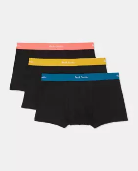 Набор мужских трусов-боксеров в полоску Paul Smith, черный