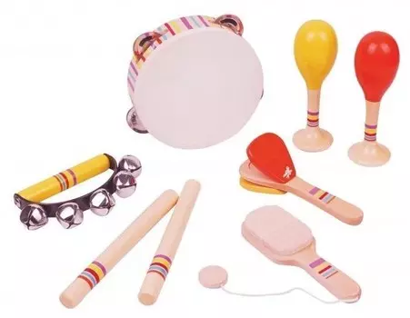 Набор музыкальных инструментов для детей, Лелин Lelin