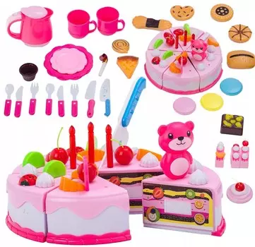 Набор на день рождения - Разрезка торта 80 элементов Multistore