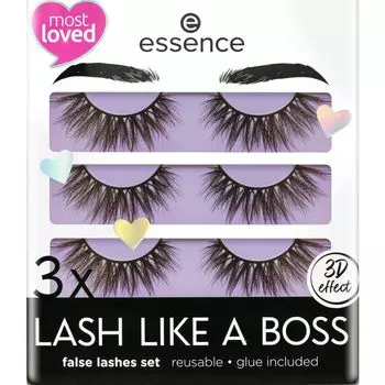 Набор накладных ресниц «как босс» 02 essence, 1 шт.