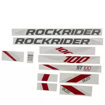 Набор наклеек ST 100 красный ROCKRIDER