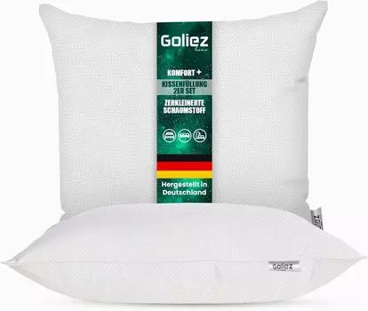 Набор наполнителей для подушек Goliez из 2 подушек для кровати, внутренняя подушка, декоративная подушка, диванная подушка, декоративный наполнитель для подушек, 50 х 50