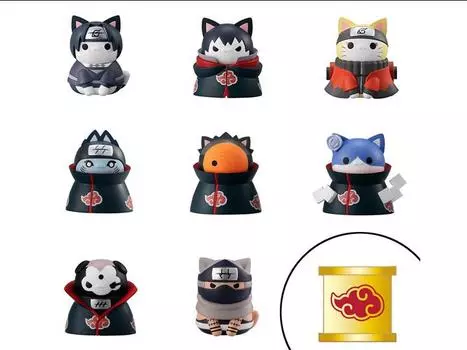 Набор Naruto: Shippuden Nyaruto! Mega Cat Project Defense Battle of Village of Konoha! Boxed Set of 8 Figures (With Gift) Megahouse