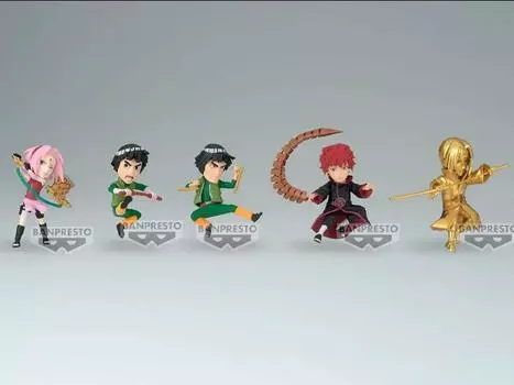 Набор Naruto: Shippuden World Collectable Figure NarutoP99 Vol.4 Set of 5 Figures Banpresto