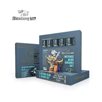 Набор насыщенных синих цветов, Abteilung 502 - Acrylics