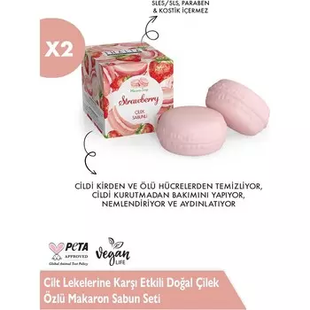 Набор натурального мыла Thalia с клубникой и макаронами