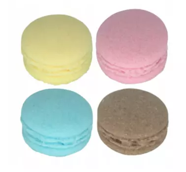 Набор: натуральные бомбочки для ванны в форме макарон Green Garden, 4 шт/1 упаковка