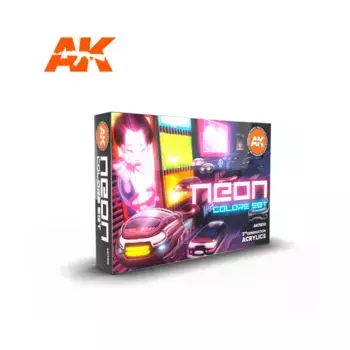 Набор неоновых цветов, 3rd Gen Acrylic Paint Sets