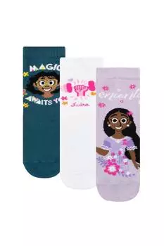 Набор носков Encanto, 3 шт. Disney, фиолетовый