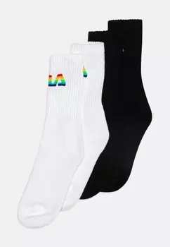 Набор носков JUNIOR TENNIS RAINBOW LOGO UNISEX Fila, 4 пары, черный