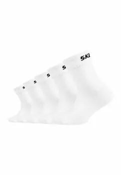 Набор носков Skechers, 5 пар, белый