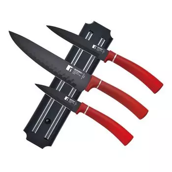 Набор ножей Bergner CLASSIQUE BG Красный 4 шт