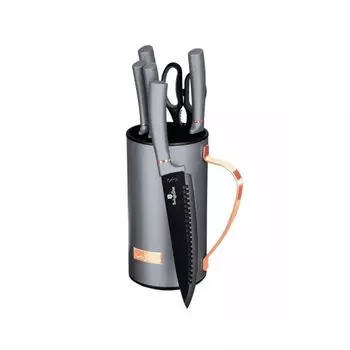 Набор ножей Berlinger Haus на подставке 31229 BerlingerHaus, серебро