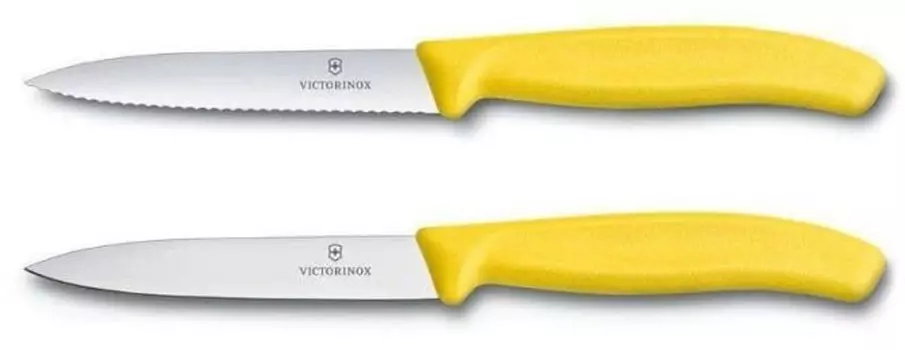 Набор ножей для очистки овощей Victorinox Swiss Classic - желтый - 2 шт Victorinox Swiss Army