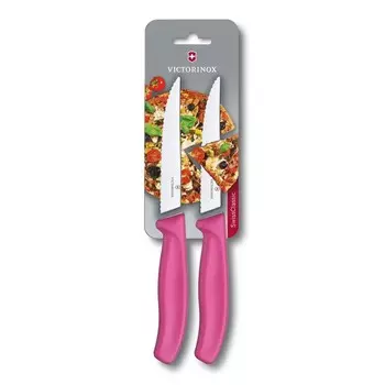 Набор ножей для пиццы/стейка VICTORINOX Swiss Classic Gourmet, 2 предмета 6.7936.12L5 розовый Victorinox Swiss Army