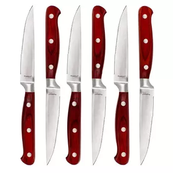 Набор ножей для стейка BergHoff Pakka Wood, 6 штук