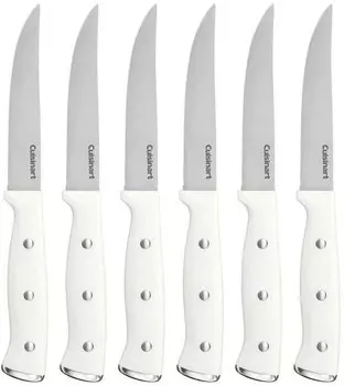 Набор ножей для стейка Cusinart Triple Rivet, белый