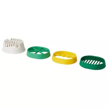 Набор ножниц для яиц, 4 шт, мультиколор, UPPFYLLD IKEA