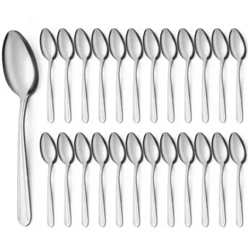 Набор обеденных ложек из нержавеющей стали Bestdin, 24 штуки