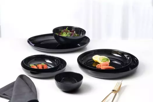 Набор обеденных тарелок 30 см, 12 шт. 4every Day, черный Ritzenhoff & Breker