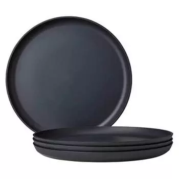 Набор обеденных тарелок silueta, 4 шт. Mepal, черный