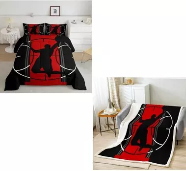 Набор одеял и одеяло для баскетбола «Замок Фея» и одеяло для декора спальни для подростков, детей и взрослых Castle Fairy