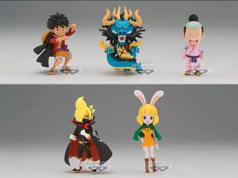 Набор One Piece World Collectable Figure Wano Country Onigashima 3 Set of 5 Figures Banpresto